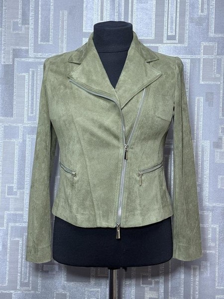 Women Betty Barclay Jacket Khaki Polyester 48