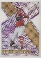 2019 Elite Extra Edition Status Purple Die-Cut 114/125 Matt Thompson Matthew 0t2