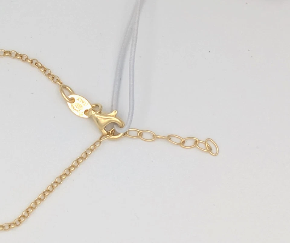 Brazalete Mia Fiore Chapado en Oro Plata de Ley Pintado a Mano Esmalte Cereza Dije Foto 4 de 4