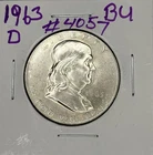 1963-D BU Franklin Half Dollar, Item 4057