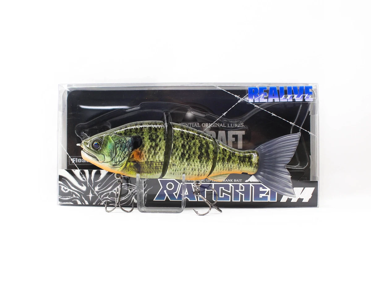Leurre Flottant Gan Craft Jointed Claw 144 Ratchet – 140mm, 1.2 Oz, Pêche Freshwater