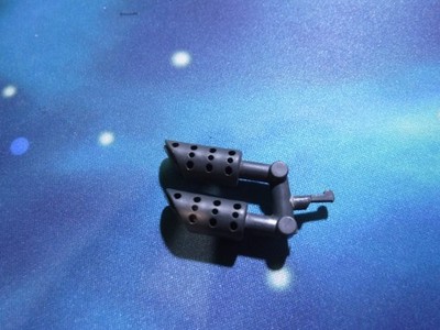 1988 Vtg Gi Joe Swampmasher Exhaust Pipes Grey Vehicle Part Piece Hasbro