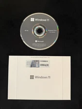 Win 11 Pro 64-Bit DVD+Genuine Microsoft License-Factory Sealed-Ships next day