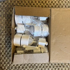 EAGLOD 8 Pk Dimmable LED Track Lighting Heads Hardwired Track Lights 10W 3000K