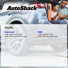 Front Drilled Slotted Brake Rotors Ceramic Pads for Chevy Silverado 1500