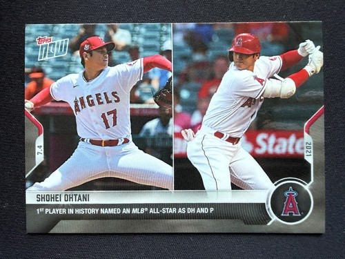 2021 Topps Now Shohei Ohtani #457 - Print Run: 12,557 - LA Angels