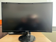Samsung C24F390 24-Inch Curved LED Monitor Black - Excellent Condition 