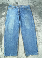 Vintage Levis 550 Jeans Mens 36x32 Relaxed Fit Tapered Leg Stone Wash Denim Y2K