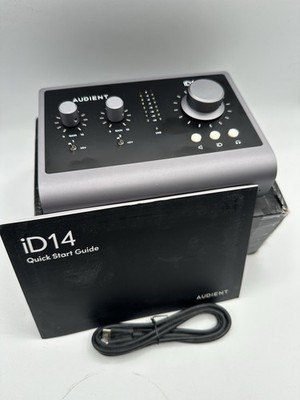 Audient ID14 Desktop Audio Interface with Cables Open Box