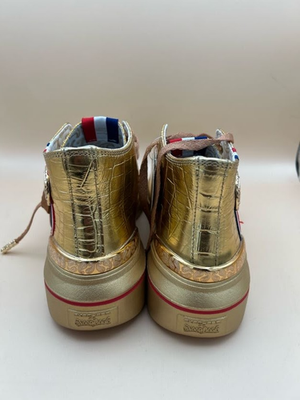 Skechers x Snoop Dogg (M 7.5 / W 9.5) Gold Medal Shoes 2024 Collab Metallic Skechers x Snoop Dogg Gold Medal Sneakers 2024 Collab  main image 3