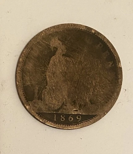 1869 Victoria Penny — photo from the most recent tracked eBay sale