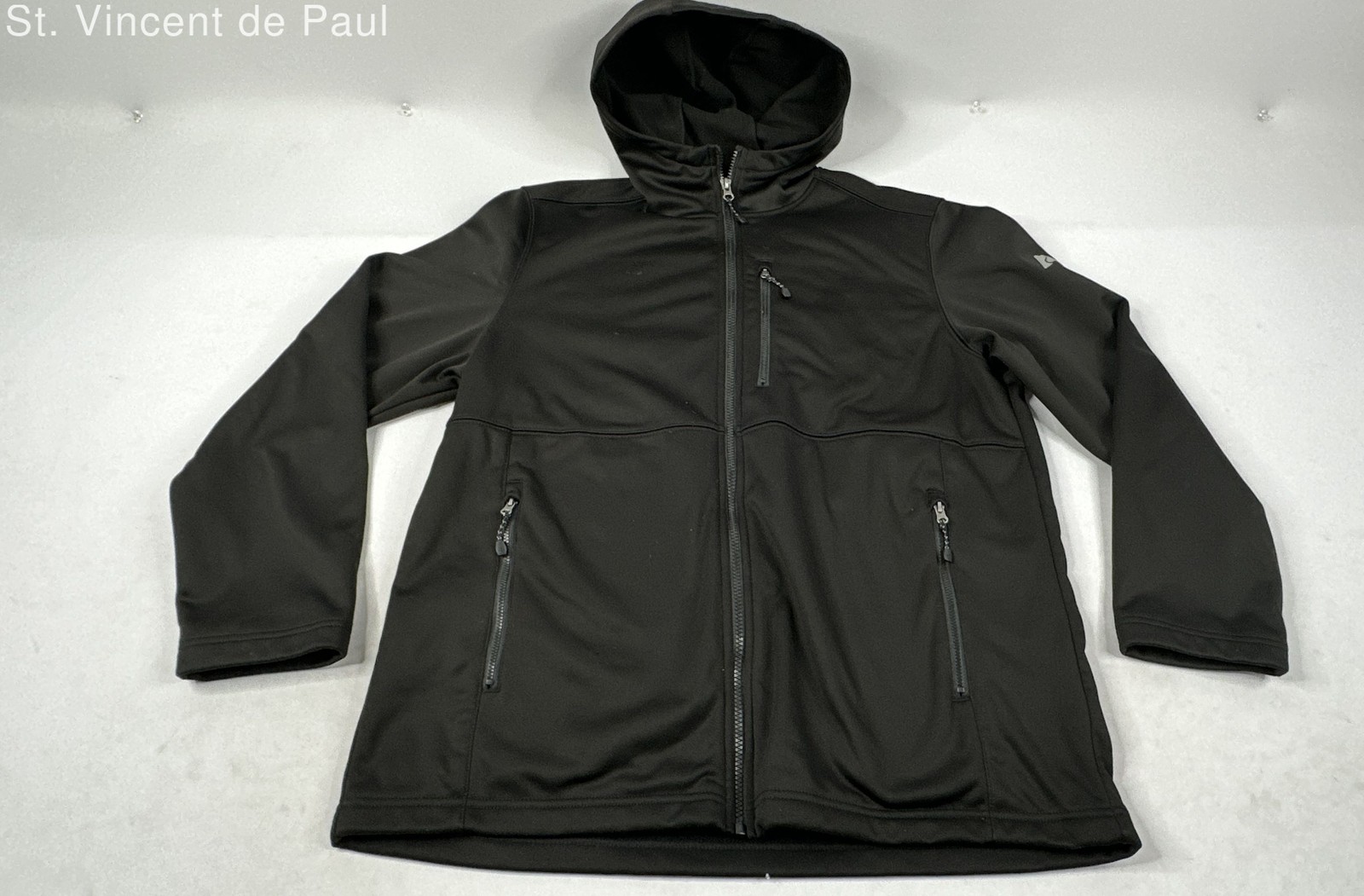 Ozark Trail Black Full Zip Soft Schell Hooded Jac… - image 3