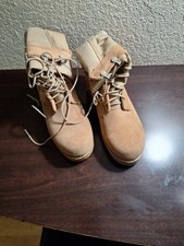 STIVALI DA BATTAGLIA/COMBATTIMENTO DONNA ESERCITO TG4 GORETEX VIBRAM STRINGATI NUOVI!