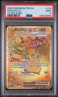 2025 POKEMON PRE EN-PRISMATIC EVOLUTIONS HYPER RARE #179 PIKACHU EX PSA 9