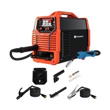 250A 220V 7-in-1 MIG Welder with Double Pulse  Large LED Display   Gas/Ga