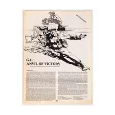 Avalon Hill G.I. Anvil of Victory (2nd Ed) - Rules Only! VG+