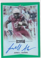 2016 Jerell Adams Leaf Draft Green  Auto  RC 5/10    #BA-JAI (A5814)