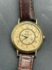 Seiko Ladies Gold-Tone Quartz Watch Floral Vintage 1N00-0D59