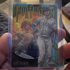 Topps 2025 Chrome Update Kyle Tucker Cubs Fortune 15 #F15-5 Baseball Card