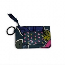 Vera Bradley Zip ID Holder In Retired Falling Flowers Pattern