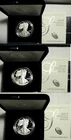 2016-W 2017-W 2019-W American Silver Eagle Proofs w/ box & COA lot of 3