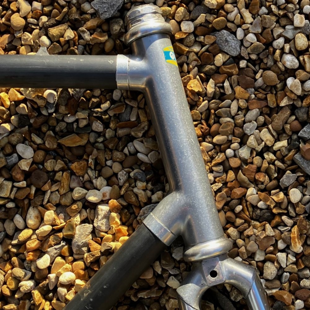 Vitus Carbone 3. Telaio classico strada/corsa 59 cm, carbonio e duralluminio del 1985. foto 3