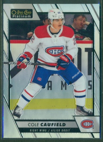 2023-24 O-Pee-Chee Platinum Rainbow #135 COLE CAUFIELD Montreal Canadiens