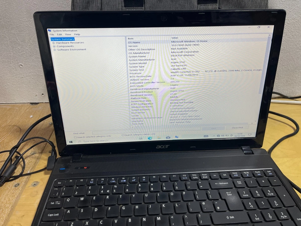 Acer Aspire 5742 4 GB RAM PC Laptops & Netbooks for sale | eBay UK