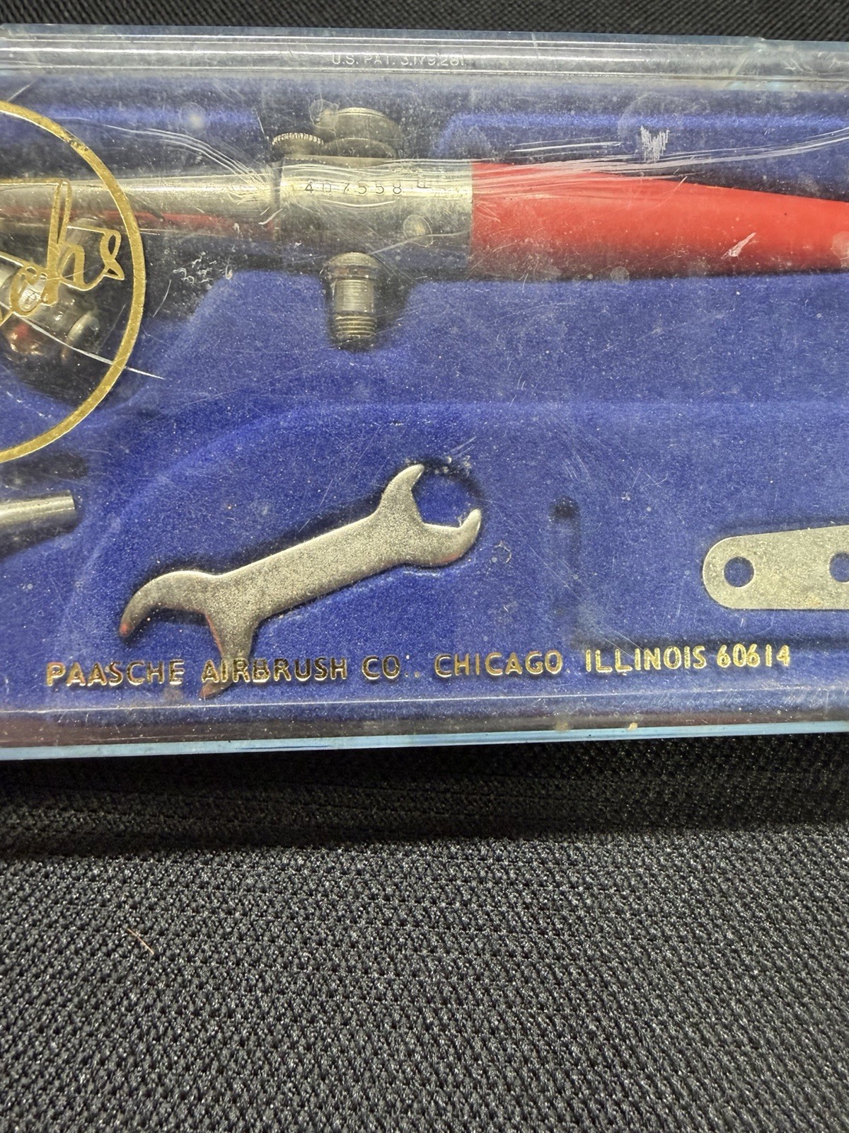 Vintage Paasche Airbrush Kit Type H with Accessories, Missing Allen Wrench ￼