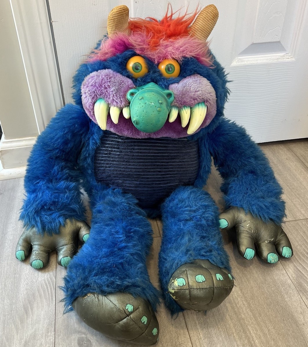 Vintage 1985 My Pet Monster Plush AmToy Big 24” Original