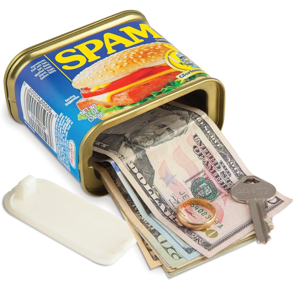 Fake SPAM Can Diversion Safe - Hidden Safe for Money Stash