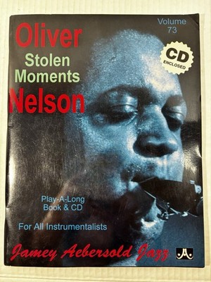 Oliver Nelson Play-A-Long Book CD Set Jamey Aebersold Jazz Vol 73 Saxophone Horn