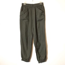 Vuori Trestles Comfy Twill Linen Pockets Pull On Jogger Pants Small Kale