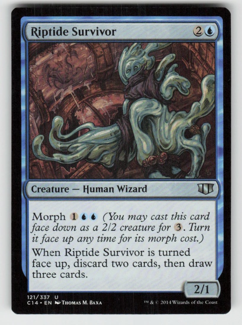 MP-02 Riptide Survivor 121 Uncommon Commander 2014 Moderately Played