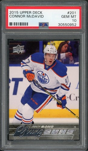 2015-16 Upper Deck Connor McDavid Young Guns #201 Rookie PSA 10