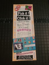 Nick At Nite TV Land Online  Print Ad 1997 4x11 Great To Frame
