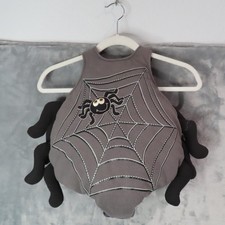 The Children's Place Costume Infant 12-18 Months Gray Spider Web Plush Halloween