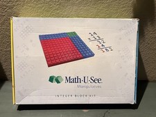 MATH U SEE MANIPULATIVES INTEGER BLOCK KIT EDUCATIONAL LEARNING COMPLETE