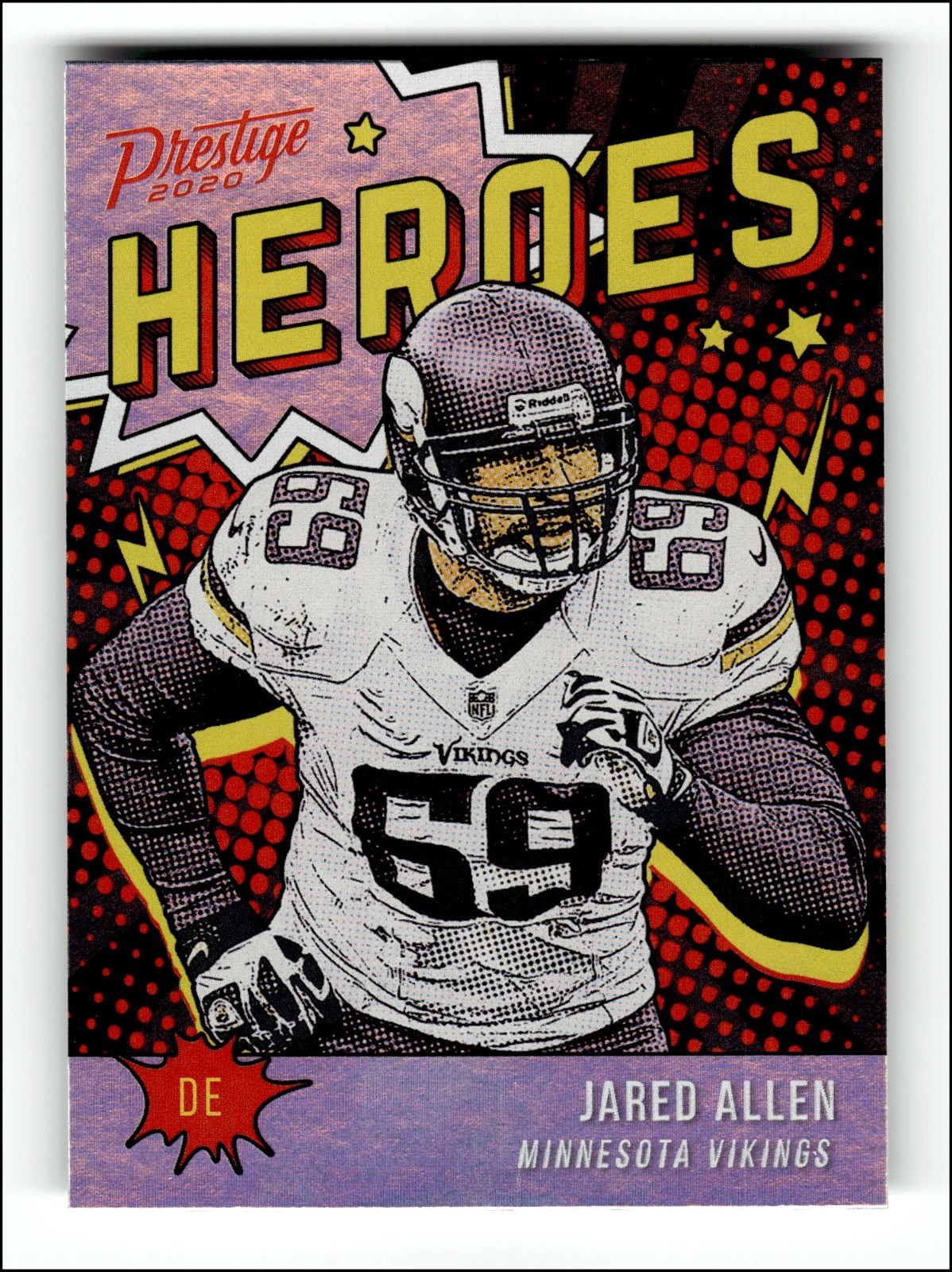 2020 Prestige Heroes #5 Jared Allen