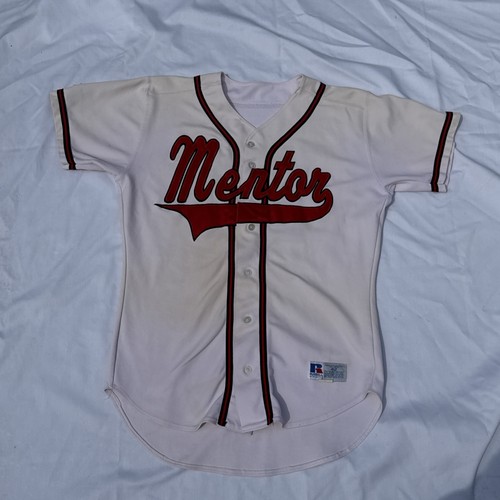 Vintage Mentor Ohio Baseball Jersey Early 90s Russel Athletic Size 42 Used Men’s