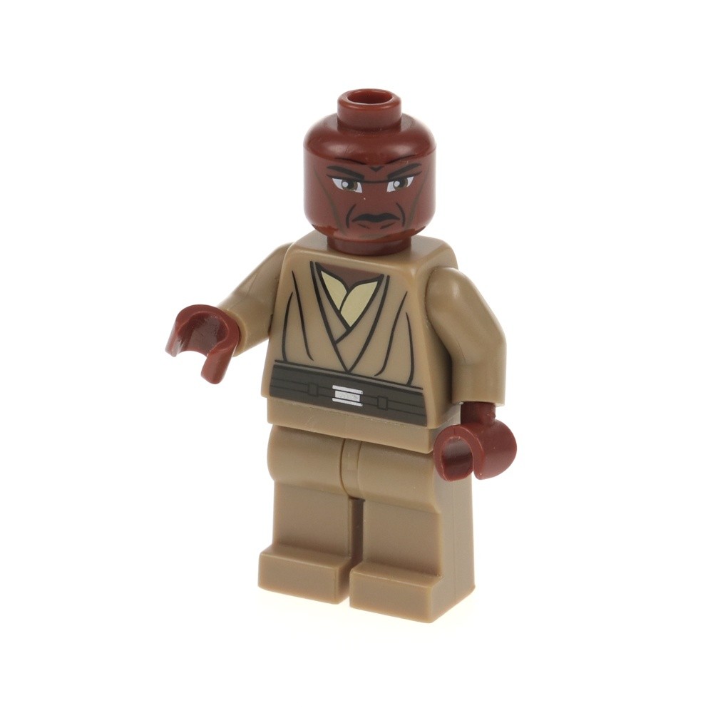 1x LEGO Star Wars Minifigure B-Ware Worn Mace Windu Large Eyes sw0220