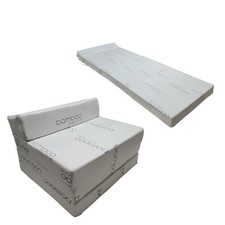Matelas lit fauteuil futon pliable pliant choix des couleurs - longueur 200 cm