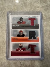 2007 SP Rookie Threads Triple Jersey #ATW Gaines Adams Joe Thomas Patrick Willis