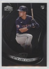 2022 Topps Chrome Black Steven Kwan #24 13o2