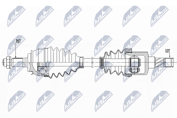 NTY Antriebswelle NPW-BM-155 FüR Mini-image