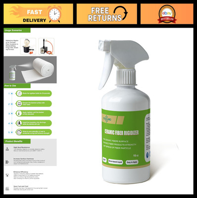 High-Temperature Rigidizer for Ceramic Fiber Blankets - 16oz, 2300°F Surface Har