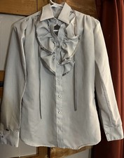 Vintage Rockmount Ranch Wear Western Shirt - Size 32 - Ruffled Tuxedo Style USA
