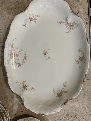 Old Abbey by Warwick 15'' Oval Serving Platter Perfect Condition 1949