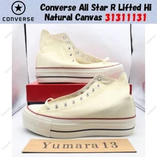 Converse All Star R Lifted Hi Natural Canvas 31311131 Men's Size