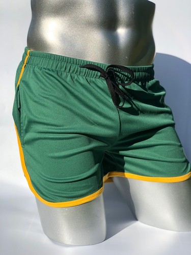 Men's MoveFree 80's Retro Gym Fitness Shorts for Indoor and Outdoor Activities - Picture 21 of 113